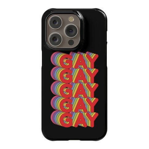 Gay Retro Rainbow Phone Case